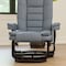 Flash Furniture Bali Contemporary Multi-Position Recliner with Horizontal Stitching and Ottoman BT-7818-GY-GG - alternate 8